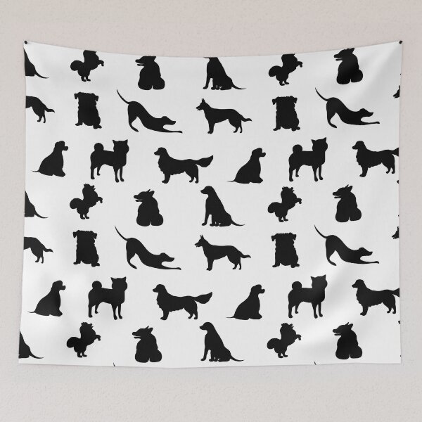 Item preview, Shadows of several dog breeds designed and sold by anydirea.