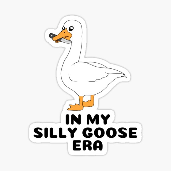 Aperçu de l'œuvre Dans mon époque Silly Goose créée et vendue par Pint-SizeDesign.