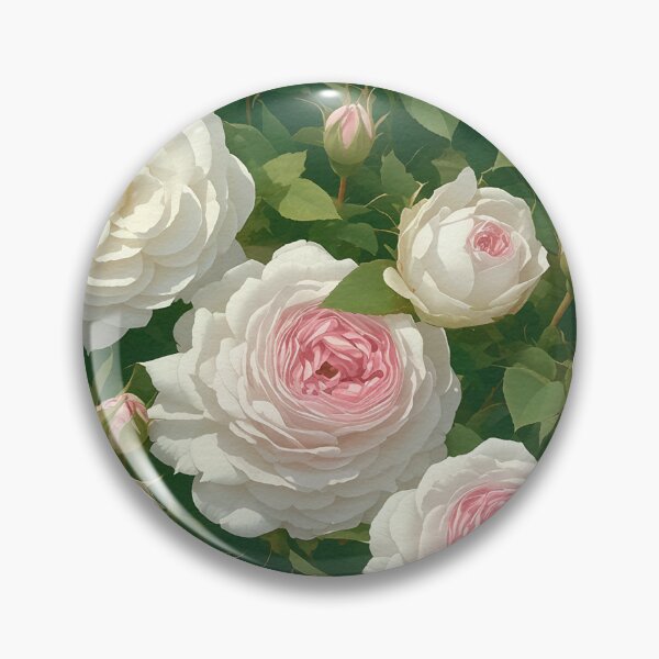 Item preview, Royal England Roses pattern with abstract leaves pattern on green designed and sold by DariyaDell.