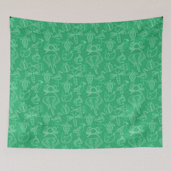 Item preview, Number Zoo The Return in bright green designed and sold by TessaPeartree.
