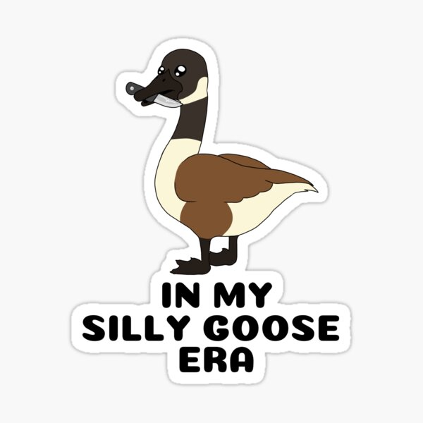 Aperçu de l'œuvre Dans mon époque Silly Goose créée et vendue par Pint-SizeDesign.