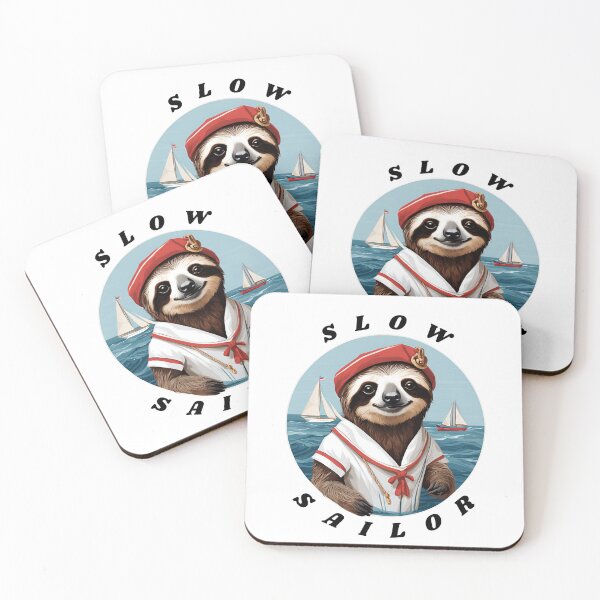 Item preview, Slow sailor Sloth designed and sold by Slow Shop.