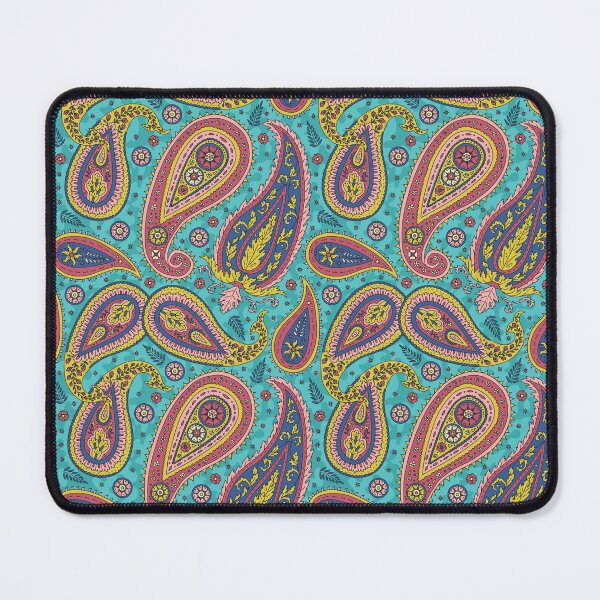 Item preview, Pink and Teal Colorful Paisley Seamless Pattern designed and sold by paldronma.