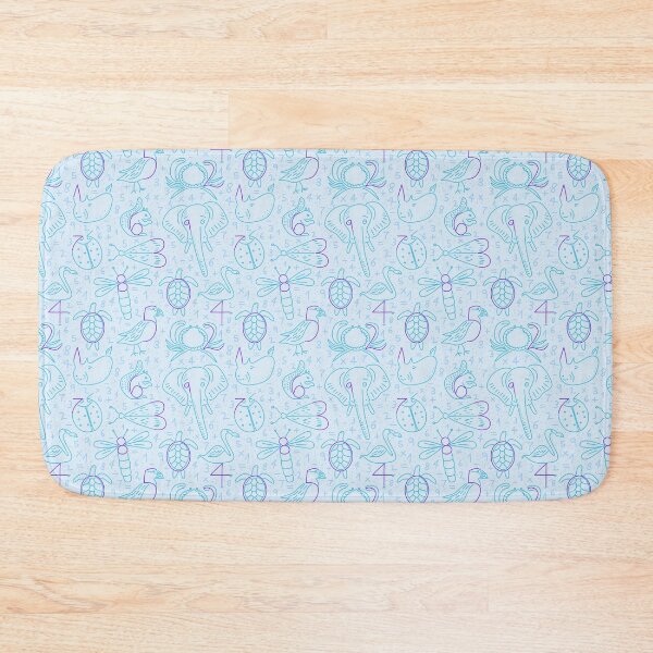 Item preview, Number Zoo The Return in light blue designed and sold by TessaPeartree.