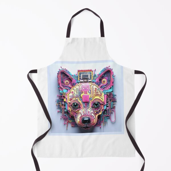 Item preview, microchip dog 2 tileartwork 2024 designed and sold by tileartwork.