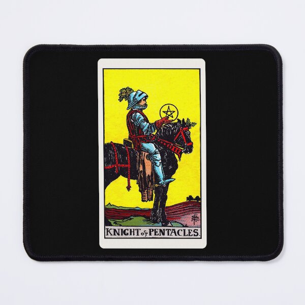 Item preview, Card #75 - Knight Of Pentacles - Rider Waite Smith Tarot designed and sold by ABSTRACT-IVISM.