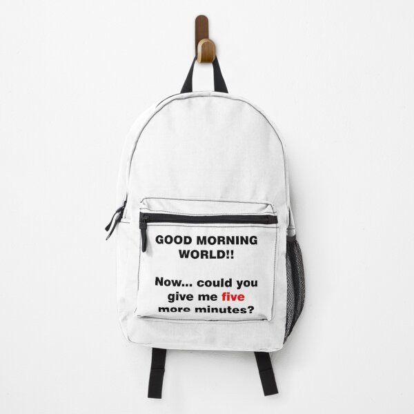 Item preview, Ironic good morning phrase designed and sold by WelSol.