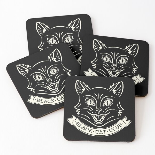 Item preview, Black Cat Club designed and sold by PizzaCatStudio.