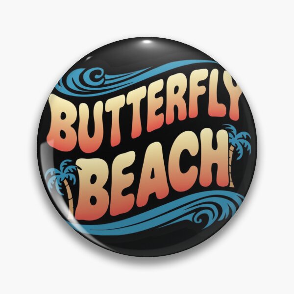 Item preview, Butterfly Beach surfing -  California montecito USA designed and sold by GroovyDino.