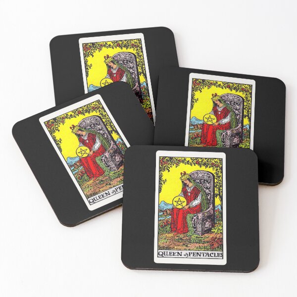 Item preview, Card #76 - Queen Of Pentacles - Rider Waite Smith Tarot designed and sold by ABSTRACT-IVISM.