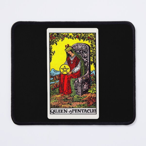 Item preview, Card #76 - Queen Of Pentacles - Rider Waite Smith Tarot designed and sold by ABSTRACT-IVISM.