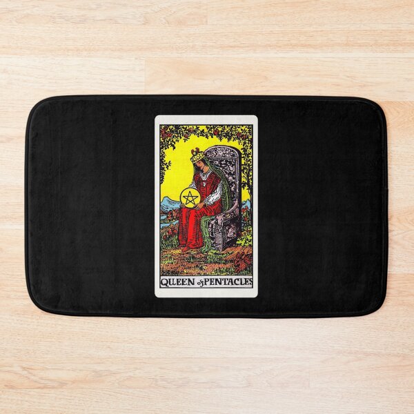 Item preview, Card #76 - Queen Of Pentacles - Rider Waite Smith Tarot designed and sold by ABSTRACT-IVISM.
