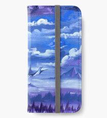 "Cotton Skies" - Acrylic Painting iPhone Wallet/Case/Skin