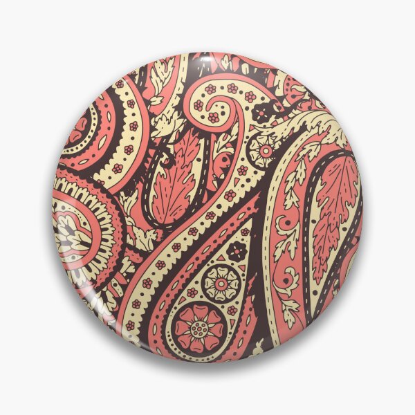 Item preview, Vintage Pink and Beige Paisley Seamless Pattern designed and sold by paldronma.