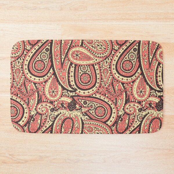 Item preview, Vintage Pink and Beige Paisley Seamless Pattern designed and sold by paldronma.