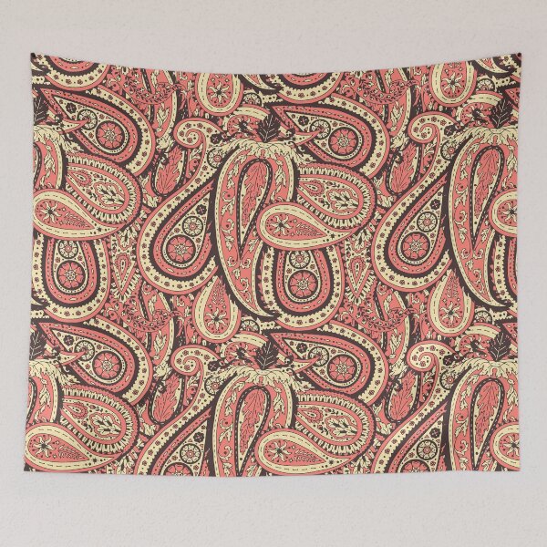Item preview, Vintage Pink and Beige Paisley Seamless Pattern designed and sold by paldronma.