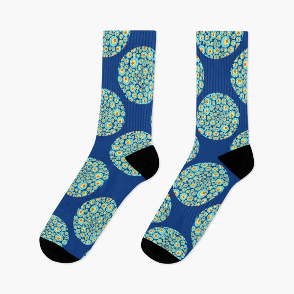 Item preview, Starry Night On Sea Doodle Polka Dots designed and sold by Triplicate Limited.