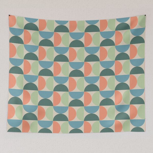 Item preview, Retro Geometric Semicircle Pattern designed and sold by starrylite.