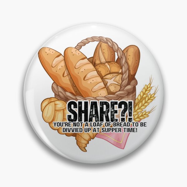 Item preview, Gale Loaf of Bread Quote designed and sold by Q-Curiosities.