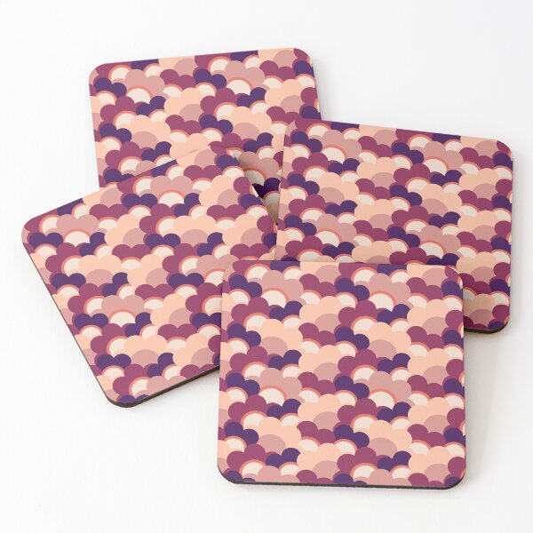 Item preview, Graphic chamomile, coral-burgundy version   designed and sold by Alex  Blud.