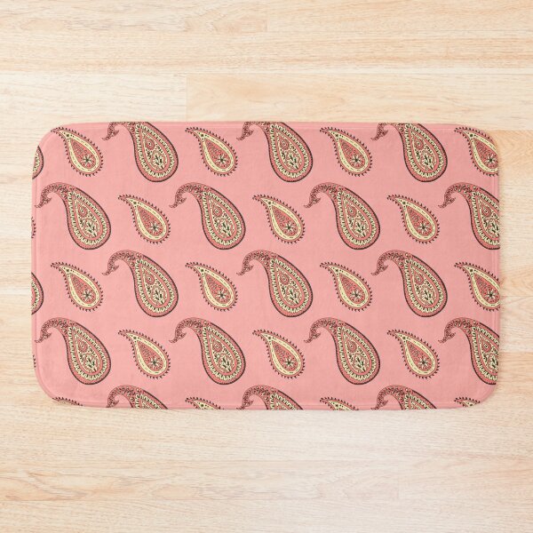 Item preview, Vintage Pink and Beige Romantic Paisley Seamless Pattern designed and sold by paldronma.