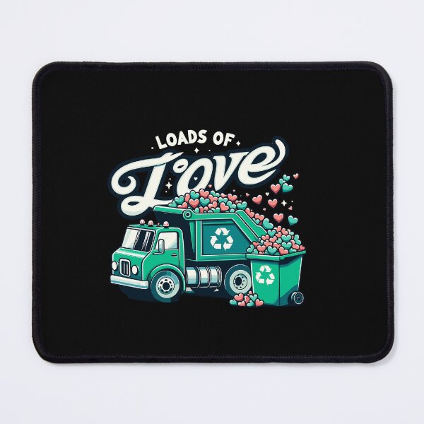 Item preview, Loads Of Love Recycling Truck Trash Garbage Truck designed and sold by Dressed For  Duty.