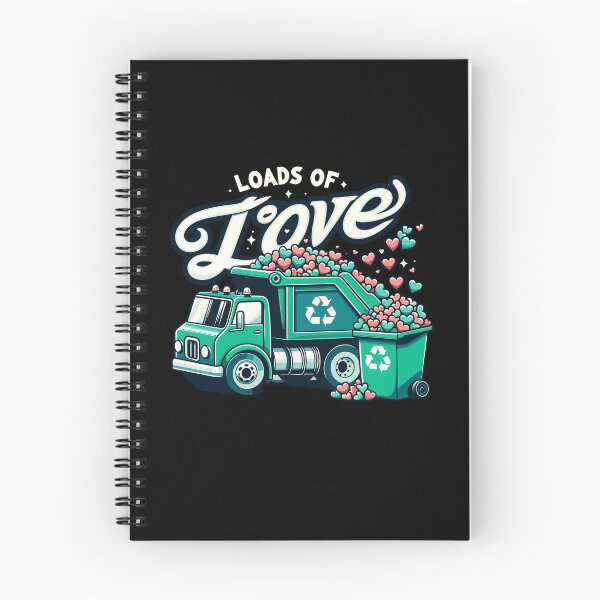 Item preview, Loads Of Love Recycling Truck Trash Garbage Truck designed and sold by Dressed For  Duty.