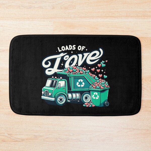 Item preview, Loads Of Love Recycling Truck Trash Garbage Truck designed and sold by Dressed For  Duty.
