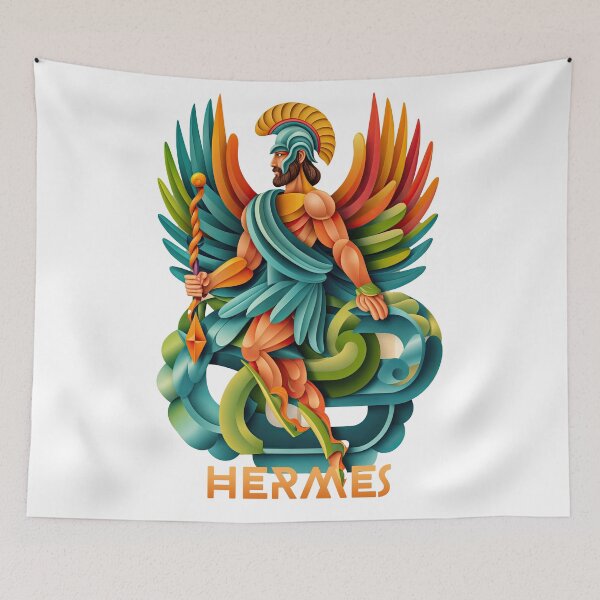 Item preview, Mythology Creatures: Greek God H ermes designed and sold by ForeverPrintsOK.