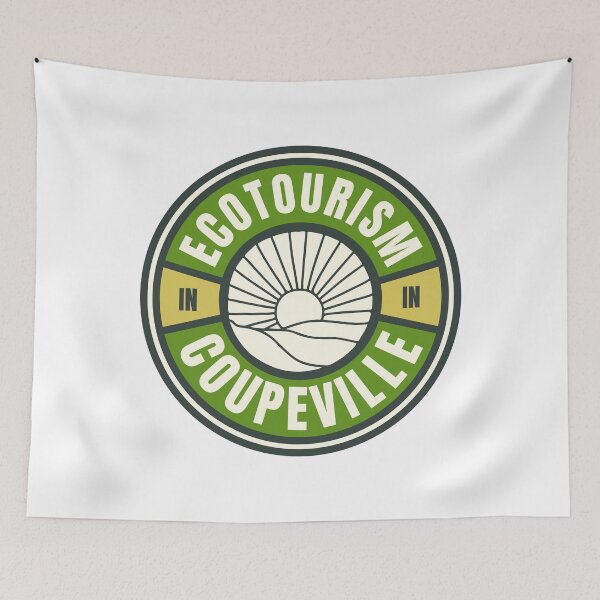 Item preview, Ecotourism in Coupeville USA Green Logo designed and sold by Vintage-TM.
