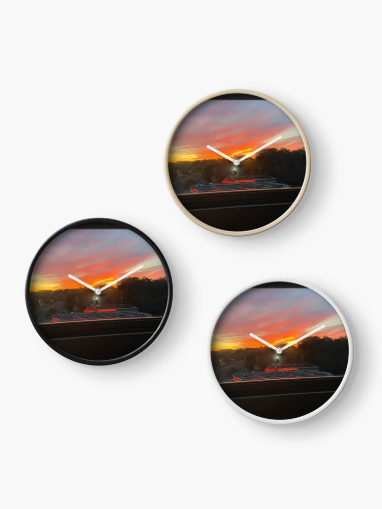 Thumbnail 3 of 4, Clock, Sun Rise designed and sold by Jsim2502.