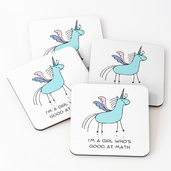 Item preview, I'm a Girl Who's Good at Math designed and sold by lesleydobis.