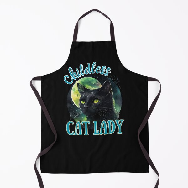 Item preview, Childless Cat Lady Celestial Black Cat Watercolor Design, Ladies is Election Voting Kamala Harris 2024 Funny Cat Lover Women T-Shirt! designed and sold by Viran-Designs.