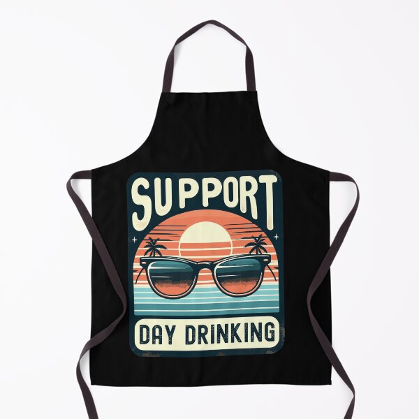 Item preview, Support Day Drinking Funny Summer Beach Vacation Vintage designed and sold by Dressed For  Duty.
