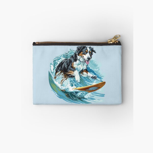 Item preview, Surfing Australian Shepherd designed and sold by VelvetRoom.