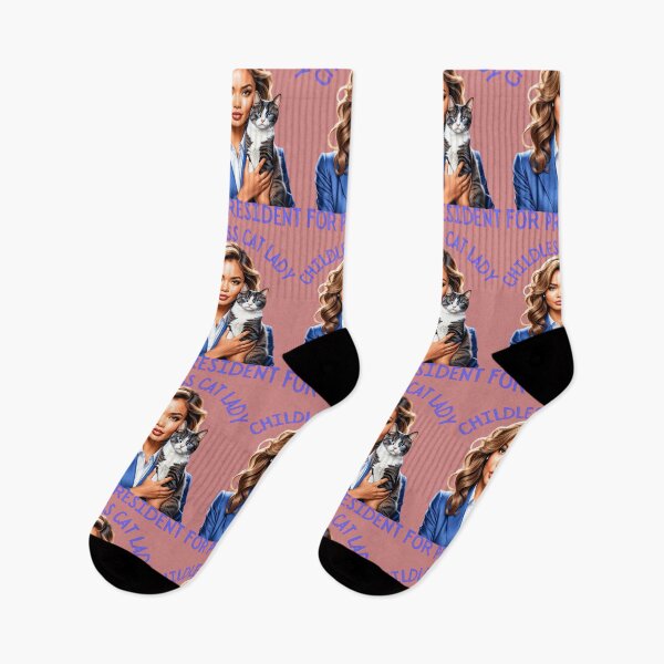 Item preview, Childless Cat Lady For President: Purr-fect Candidate designed and sold by elynne9.