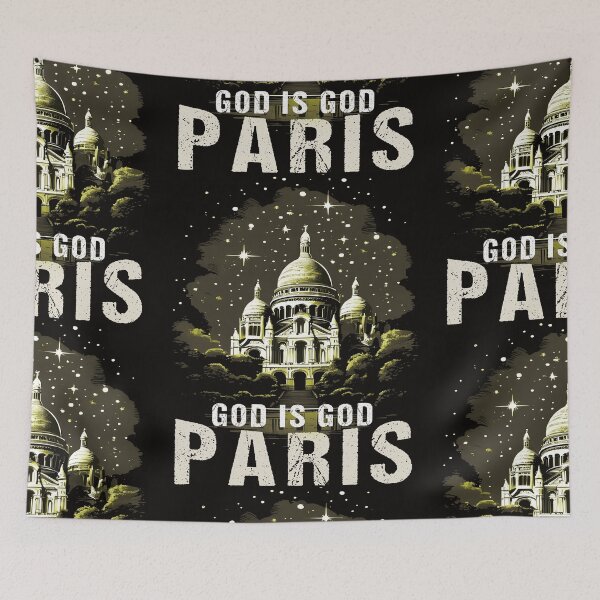 Item preview, Paris God is God | The Basilica of Sacré Coeur de Montmartre in Light| Paris Power Blackout designed and sold by al21ex.