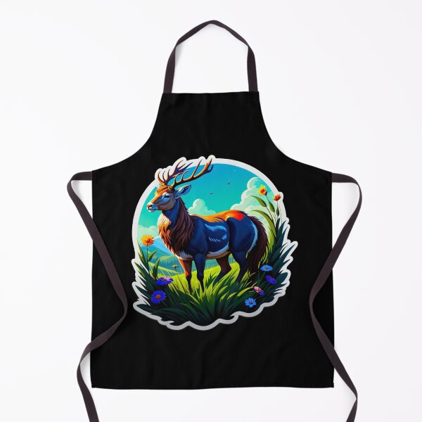 Item preview, Majestic Deer in Blooming Meadow designed and sold by artwaves.