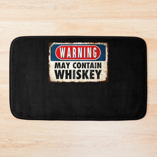 Item preview, Warning May Contain Whiskey Fan Funny Vintage Sign designed and sold by NUMAcreations.