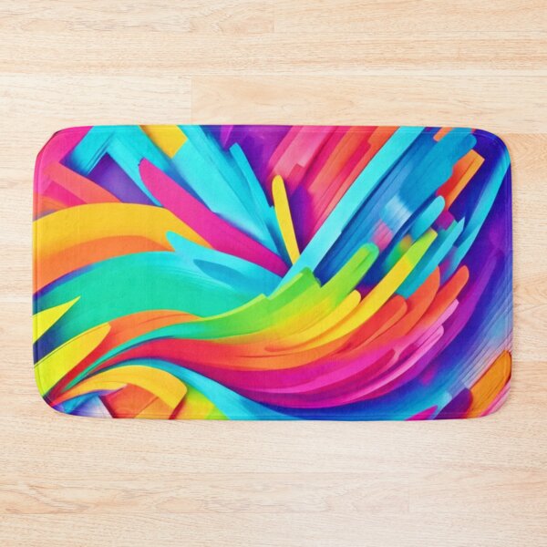 Item preview, Vibrant Abstract Shapes Art designed and sold by Health And Fitness Posts e-Store.
