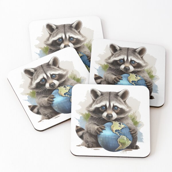 Item preview, Raccoon with a Glob designed and sold by Eamornia.
