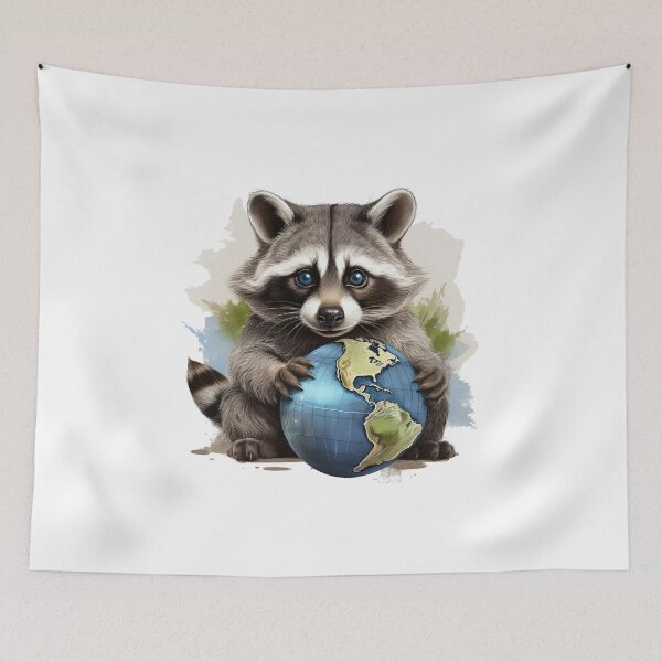 Item preview, Raccoon with a Glob designed and sold by Eamornia.