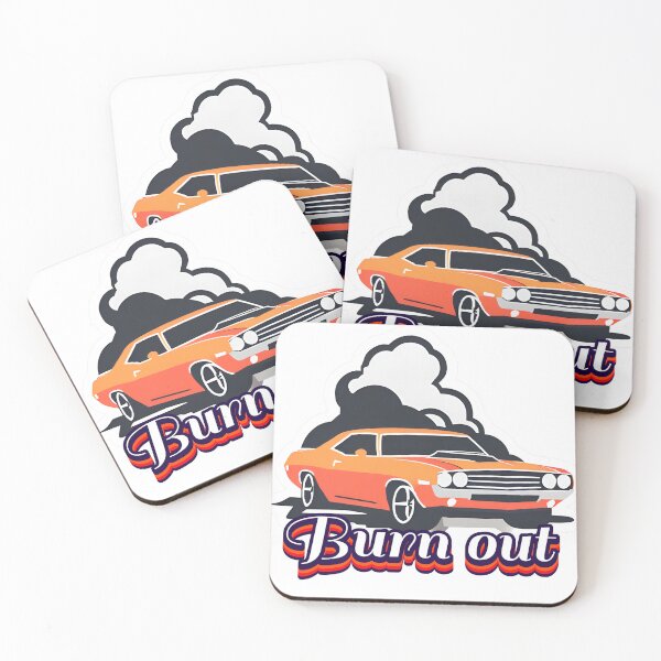 Item preview, Vintage muscle car burn out designed and sold by Willshire.