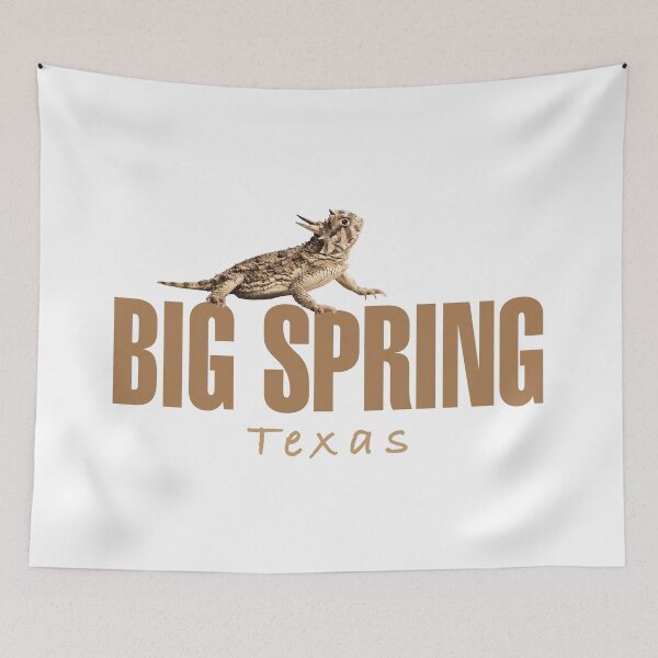 Item preview, Diseño de sapo cornudo de Big Spring Texas designed and sold by Futurebeachbum.