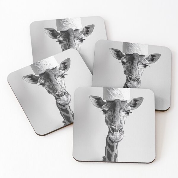 Item preview, Giraffe in Bathroom with Toilet Paper on Head designed and sold by CheekyAnimalz.