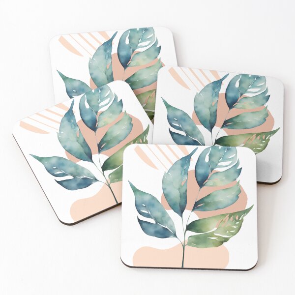 Item preview, Boho Leaf Botanical Pattern designed and sold by Tammy Marie Russell.