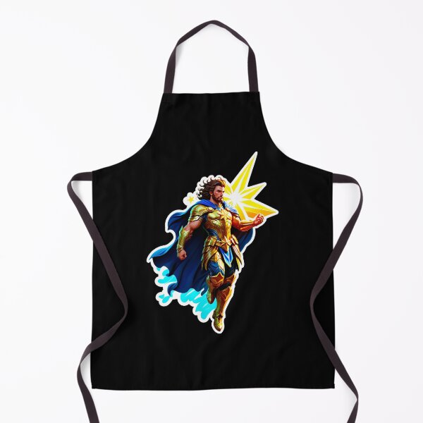 Item preview, Golden Armored Hero Holding a Bright Star designed and sold by artwaves.