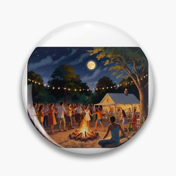 Item preview, Sizzling Fun Under the August Moon designed and sold by PrintPopTees.