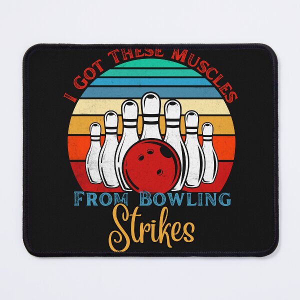 Item preview, Funny I Got These Muscles From Bowling Strikes designed and sold by AlienOccupation.