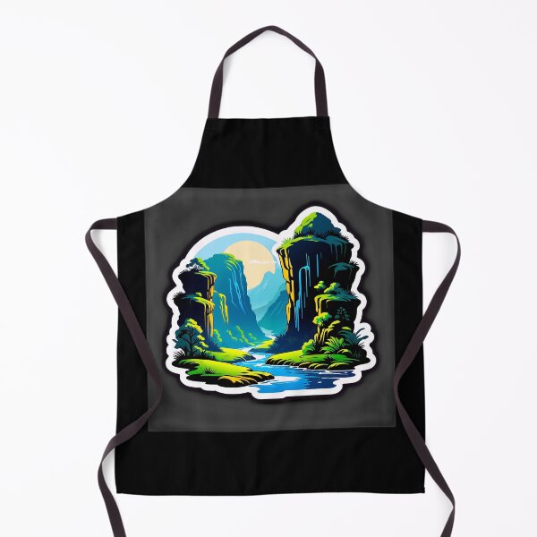 Item preview, Enchanted River in the Misty Canyon designed and sold by artwaves.